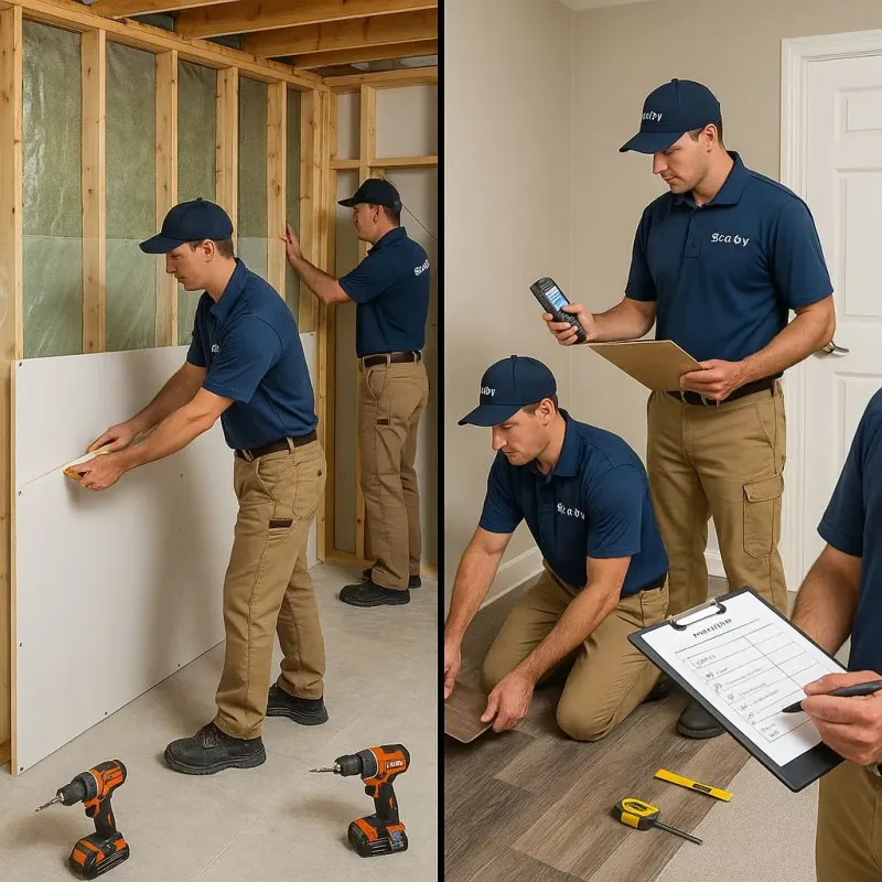 Repairs and Reconstruction process in Gypsum, CO